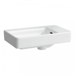 Praustuvas Laufen PRO S 480x280x85 mm, asimetrinis, be angos maišytuvui 